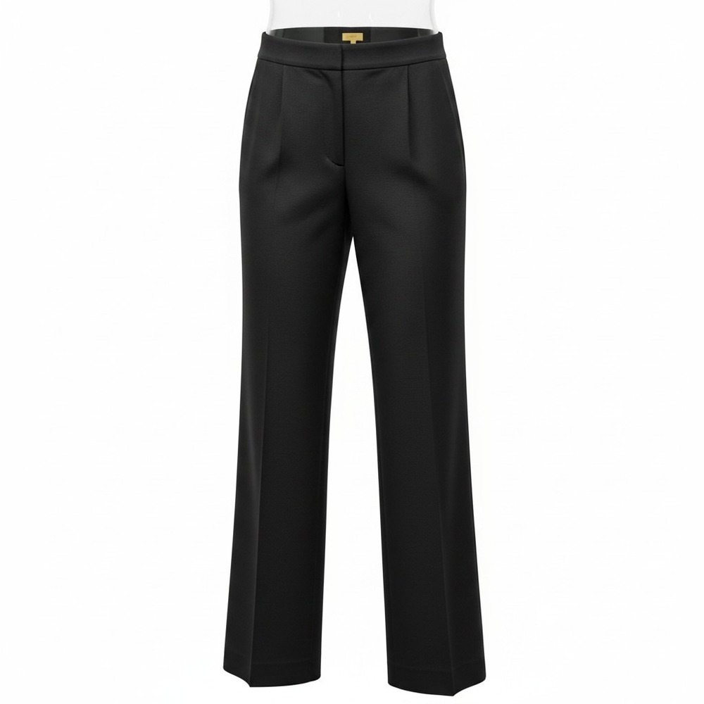 Flare‎ Pants Jason Maxwell Size Medium Womens Black Ribbed Knit Workwear
